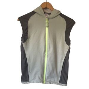 Ivivva by LULULEMON Hooded Vest mesh lined hood and pockets GIRLS 10